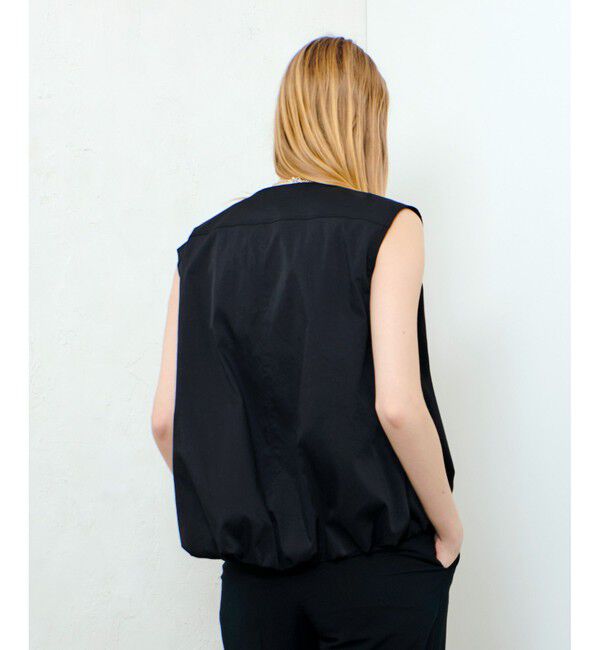 allureville「チノギャザリングヘムジレブルゾン」|ブルゾン・スタジャン|