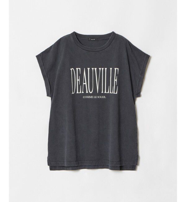 allureville「ピグメントダイターンバックスリーブ Tシャツ」|Tシャツ・カットソー|