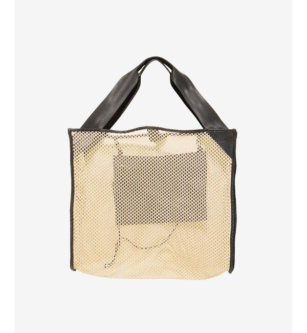 allureville「【SPEEDO(スピード)】ヴォヤージュメッシュビッグトートバッグ」|ショルダー・メッセンジャー|オフホワイト