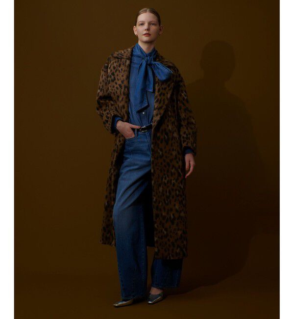 allureville「MILIORレオパードコート」|ダッフルコート|