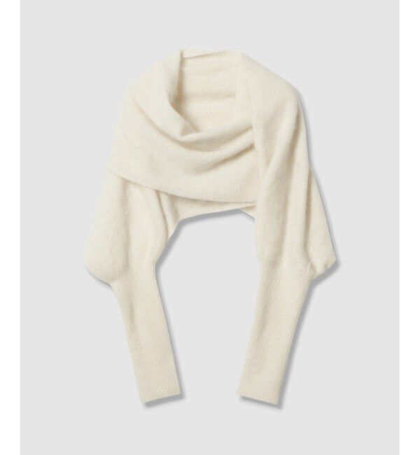 LOULOU WILLOUGHBY「【LOULOU WILLOUGHBY】クロスアームニット」|ストール|