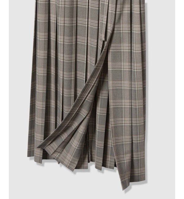 allureville「サイドスリットプリーツロングワンピース」|ワンピース|