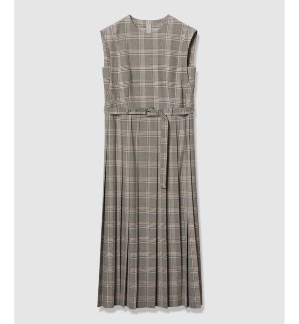 allureville「サイドスリットプリーツロングワンピース」|ワンピース|