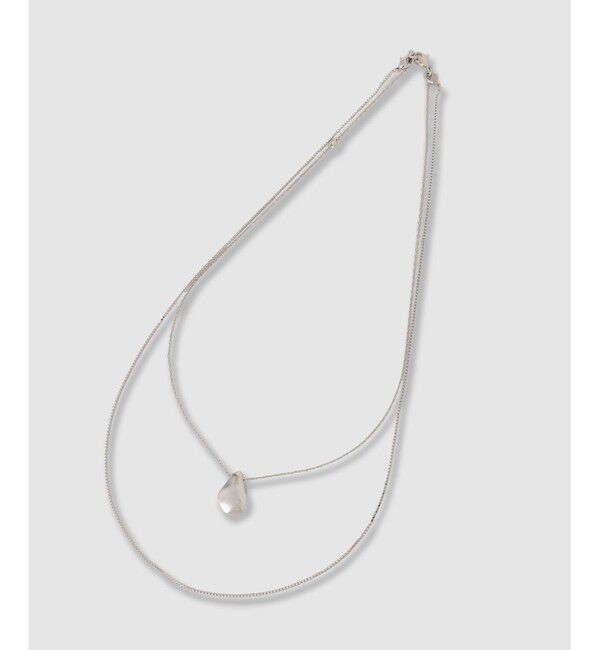 allureville「ドロップワントップ3WAY ネックレス」|ネックレス|シルバー