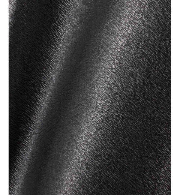 allureville「スタンドカラーレザーライダースジャケット」|ライダースジャケット|