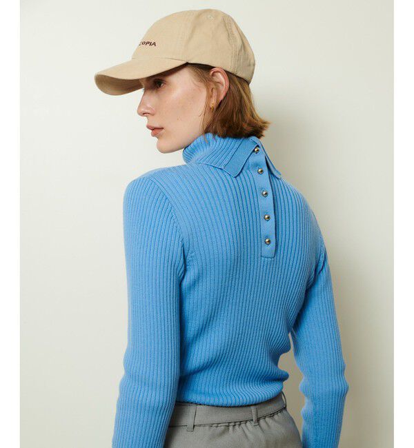 allureville「2WAYネックリブタートル」|ニット・セーター|