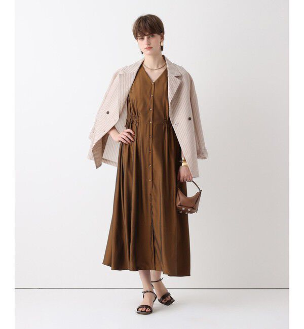 allureville「シアーストライプジャケット」|テーラードジャケット|