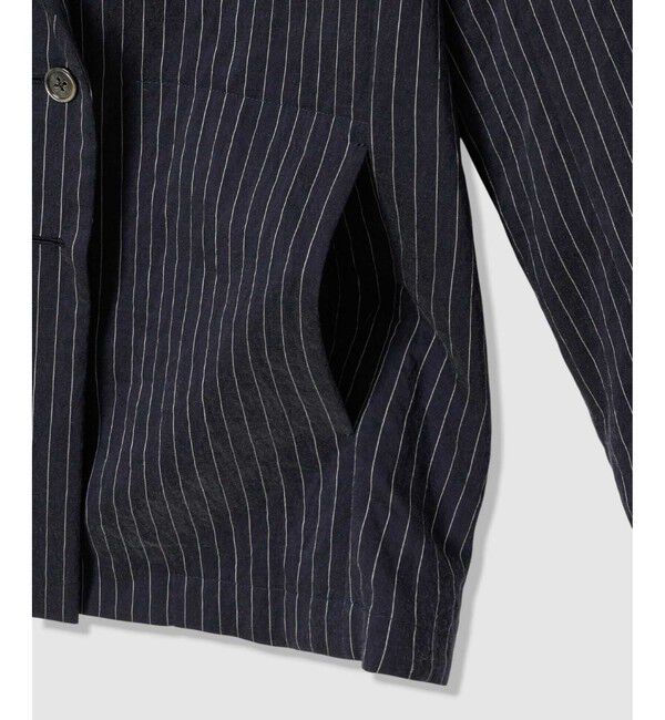 allureville「シアーストライプジャケット」|テーラードジャケット|