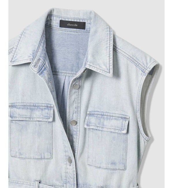 allureville「ブリーチデニムワンピース」|ワンピース|