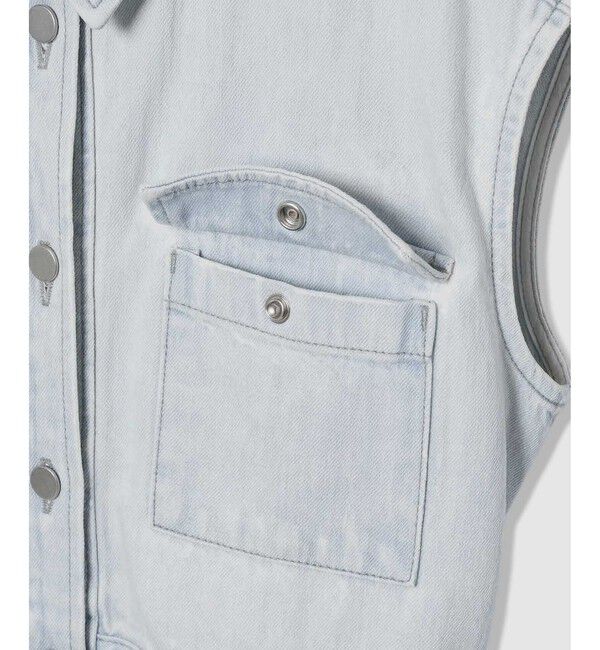 allureville「ブリーチデニムワンピース」|ワンピース|