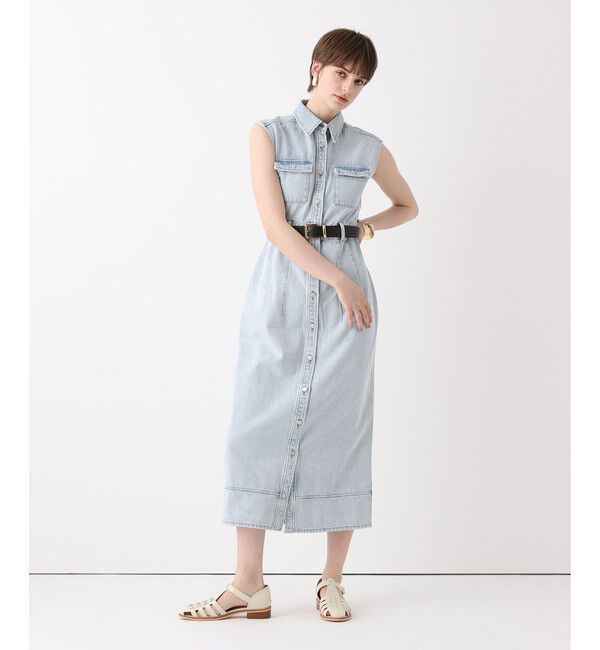 allureville「ブリーチデニムワンピース」|ワンピース|