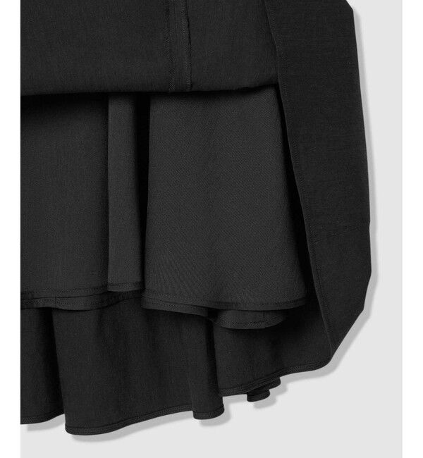 LOULOU WILLOUGHBY「【LOULOU WILLOUGHBY】コットンリネンスカラップスカート」|フレア|