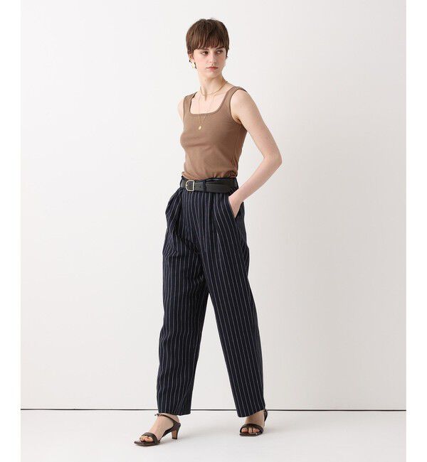 allureville「フライススクエアネックタンク」|Tシャツ・カットソー|