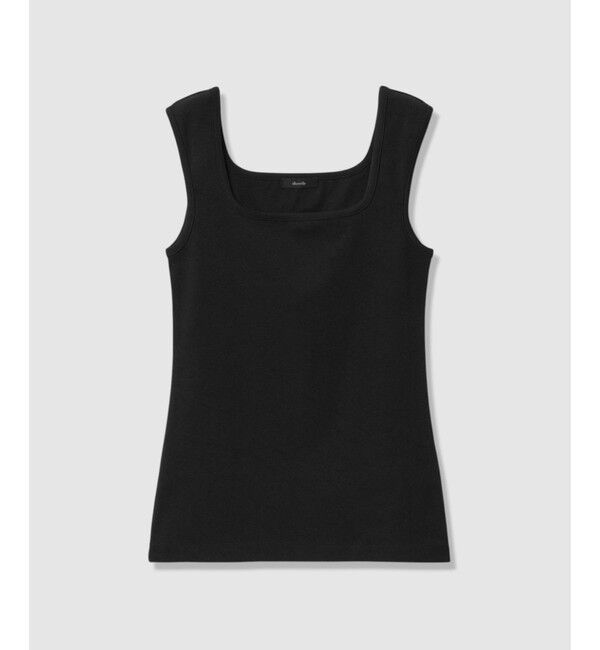 allureville「フライススクエアネックタンク」|Tシャツ・カットソー|