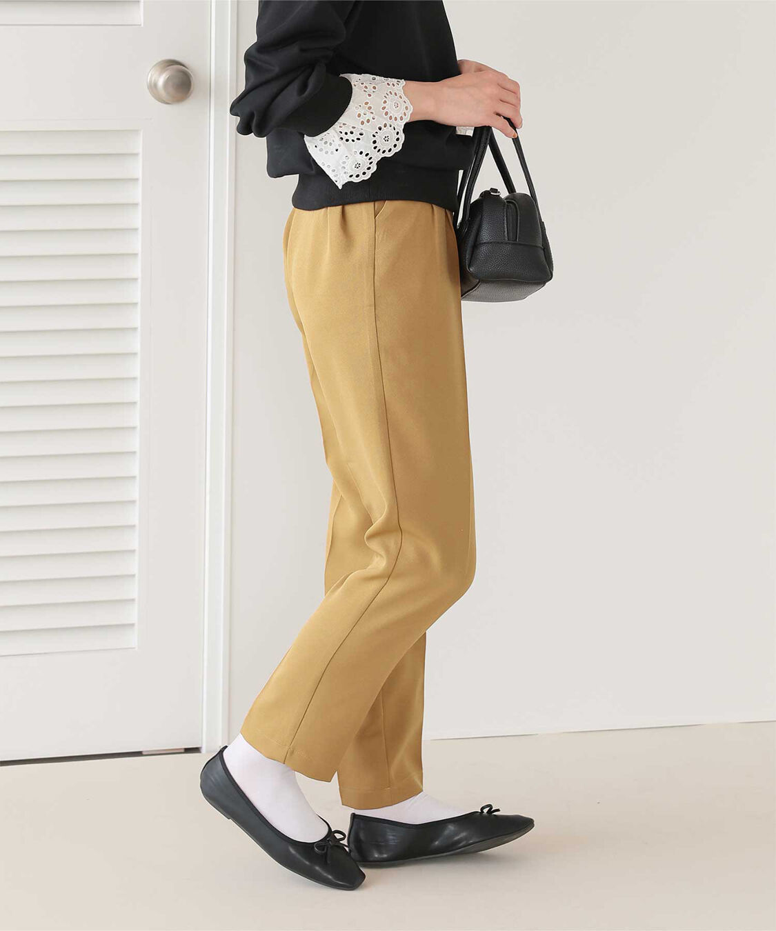 titivate「フロントタックイージーテーパードパンツ」|その他|