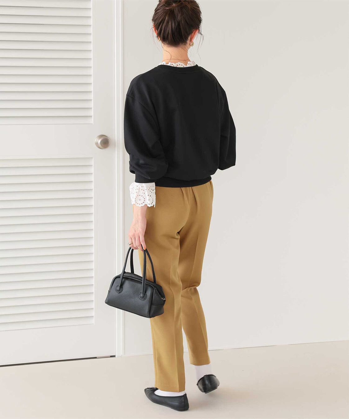 titivate「フロントタックイージーテーパードパンツ」|その他|