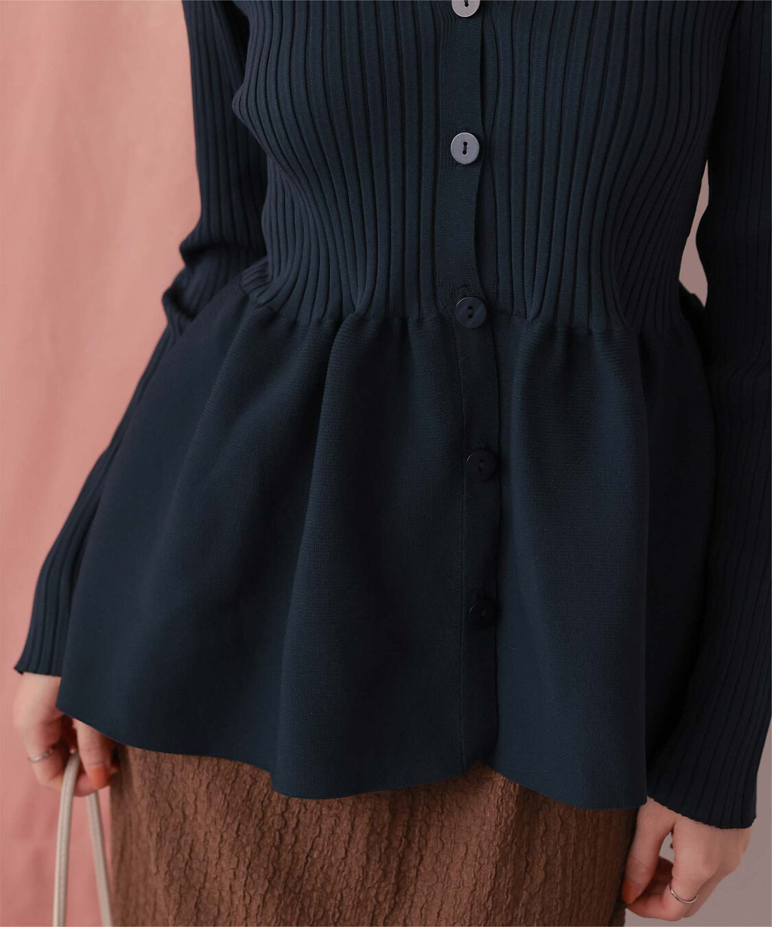 titivate「前後2wayペプラムニットトップス」|ニット・セーター|