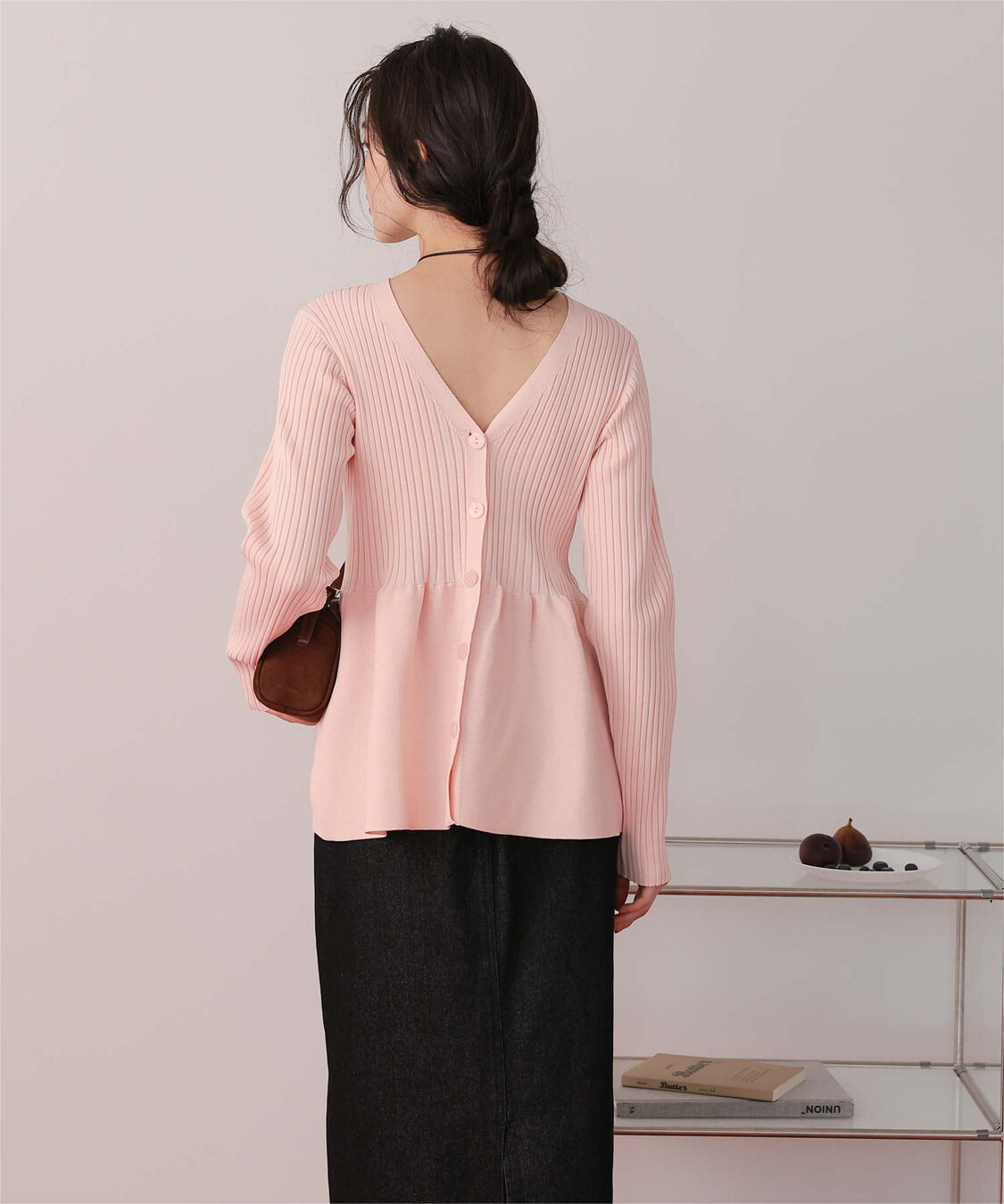 titivate「前後2wayペプラムニットトップス」|ニット・セーター|