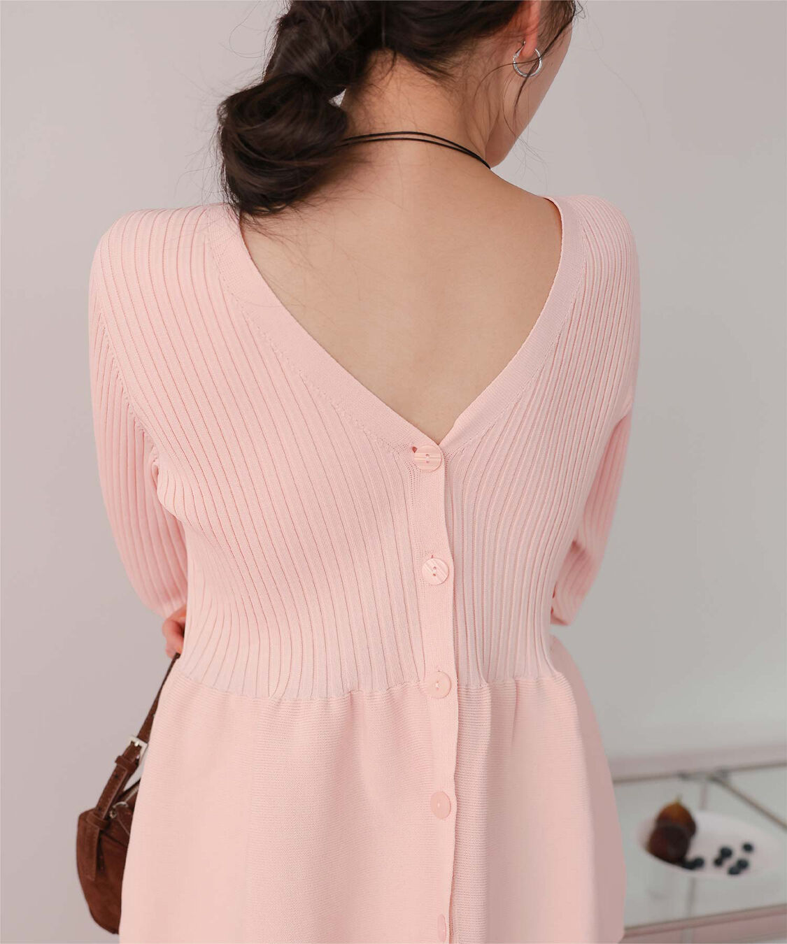 titivate「前後2wayペプラムニットトップス」|ニット・セーター|