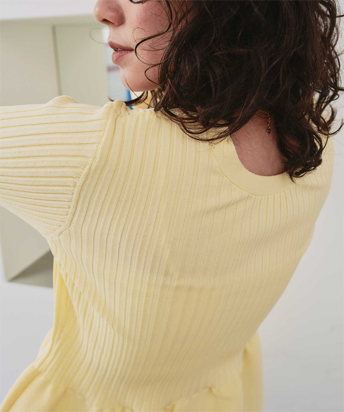 titivate「前後2wayペプラムニットトップス」|ニット・セーター|