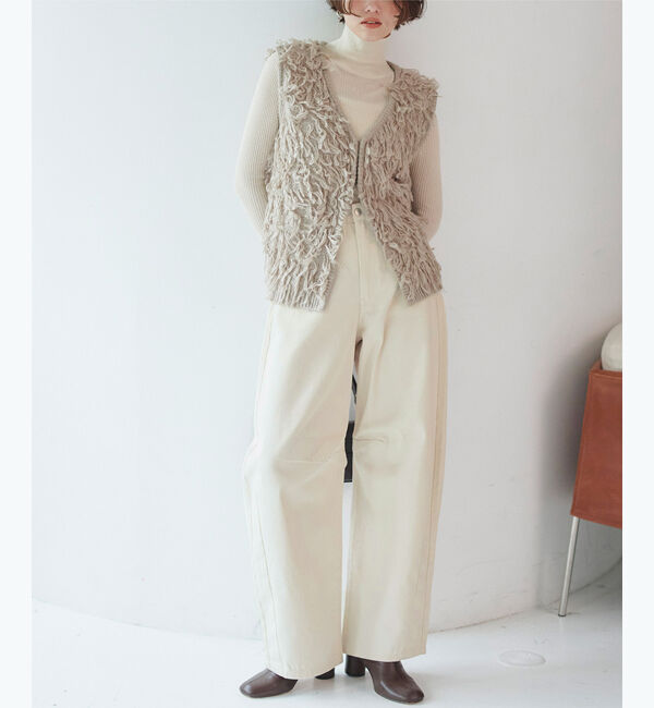 titivate「カーブラインデニムパンツ」|デニム|