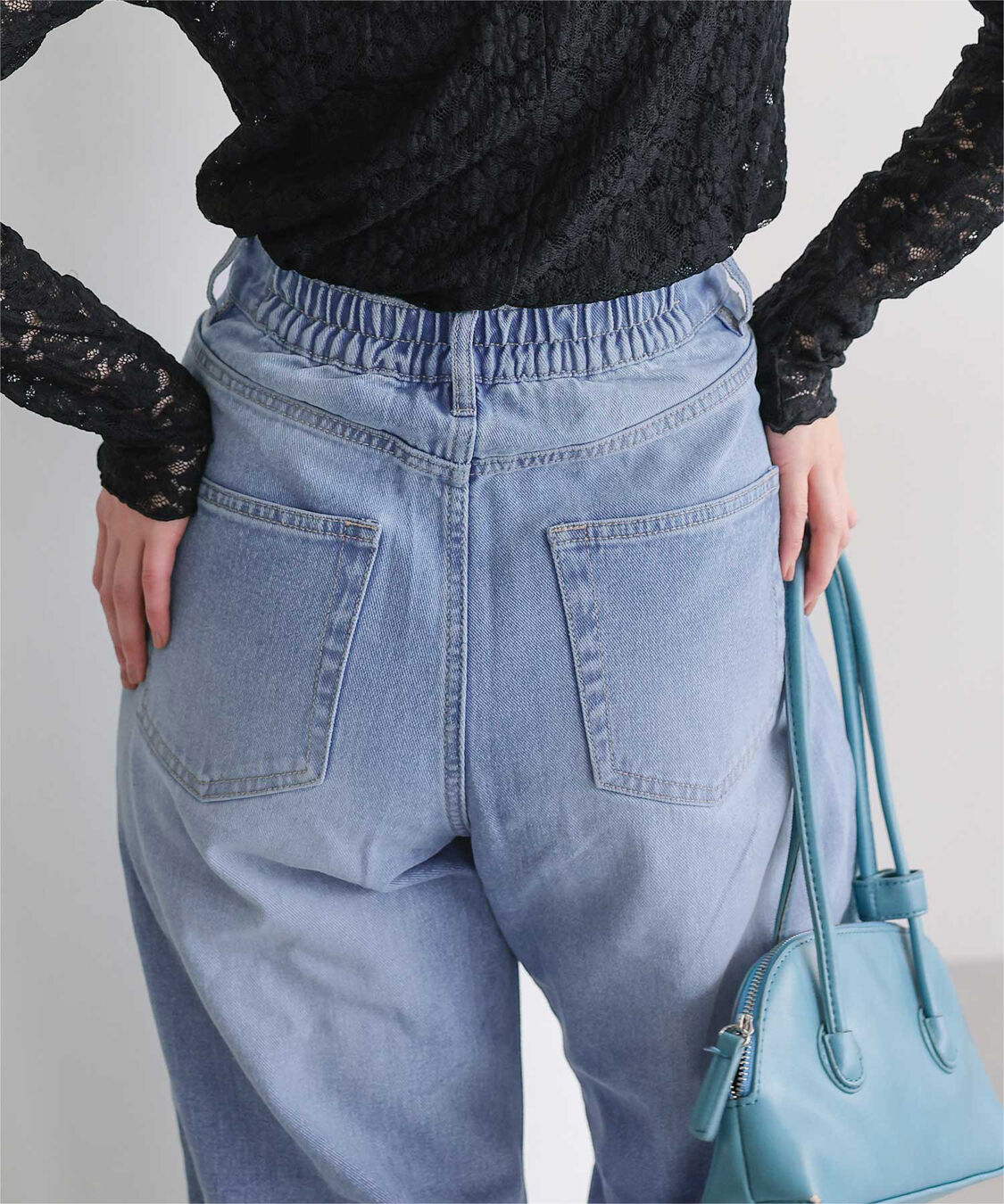 titivate「カーブラインデニムパンツ」|デニム|