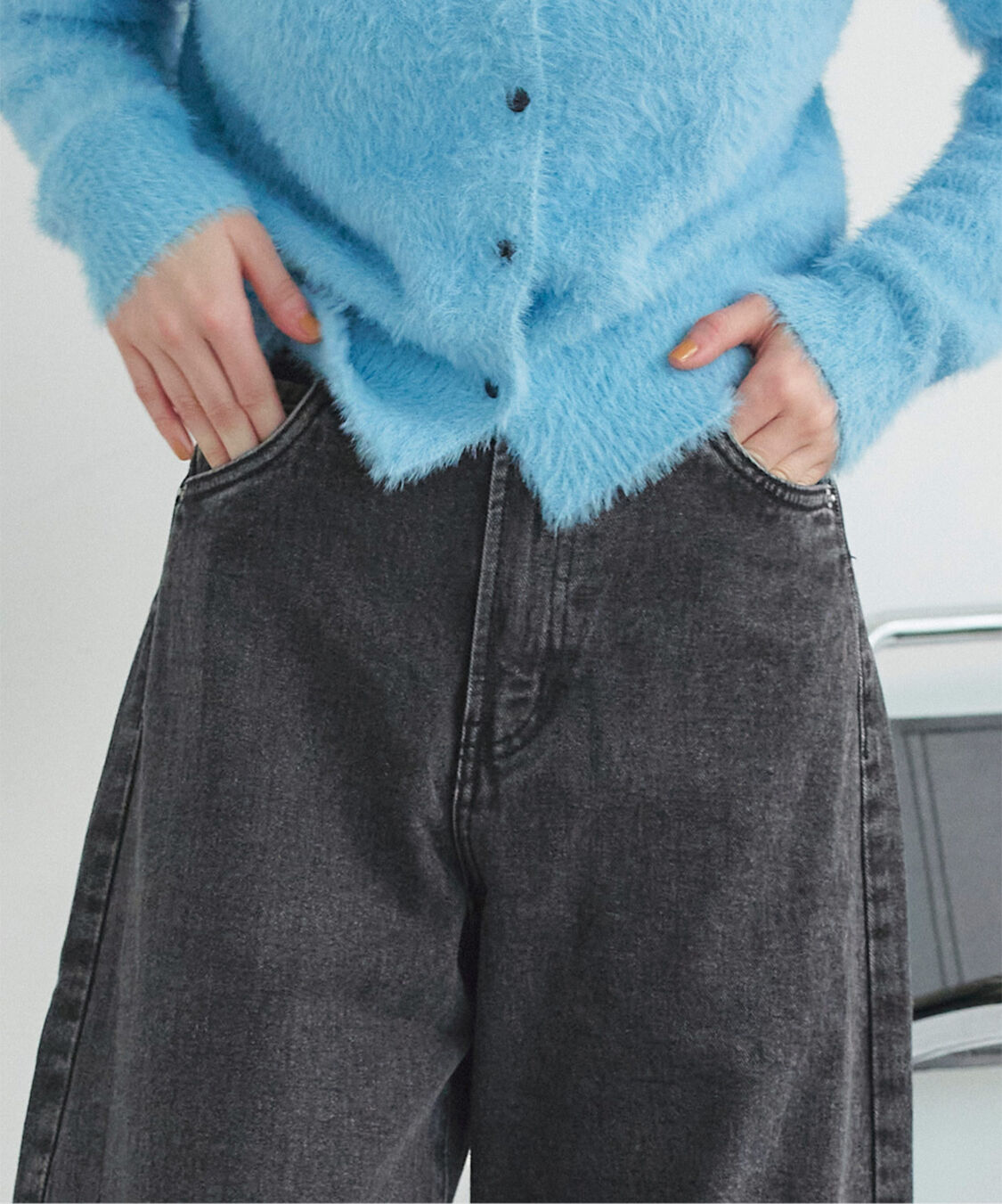 titivate「カーブラインデニムパンツ」|デニム|