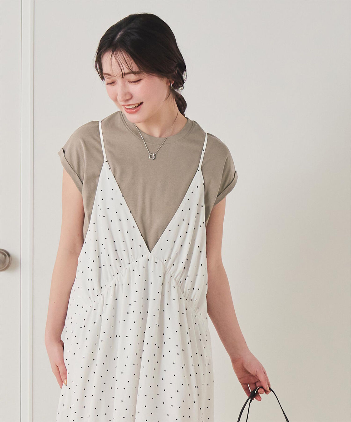 titivate「汗染み防止ダブルカフスTシャツ」|Tシャツ・カットソー|