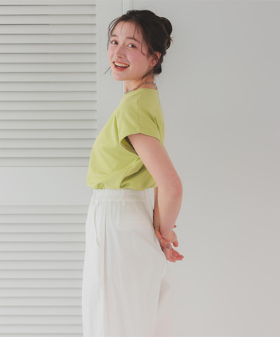 titivate「汗染み防止ダブルカフスTシャツ」|Tシャツ・カットソー|