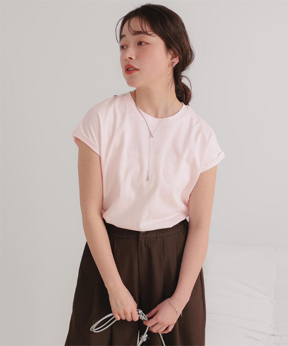 titivate「汗染み防止ダブルカフスTシャツ」|Tシャツ・カットソー|