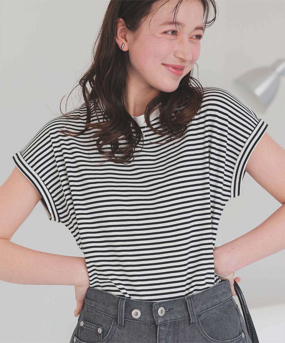 titivate「汗染み防止ダブルカフスTシャツ」|Tシャツ・カットソー|