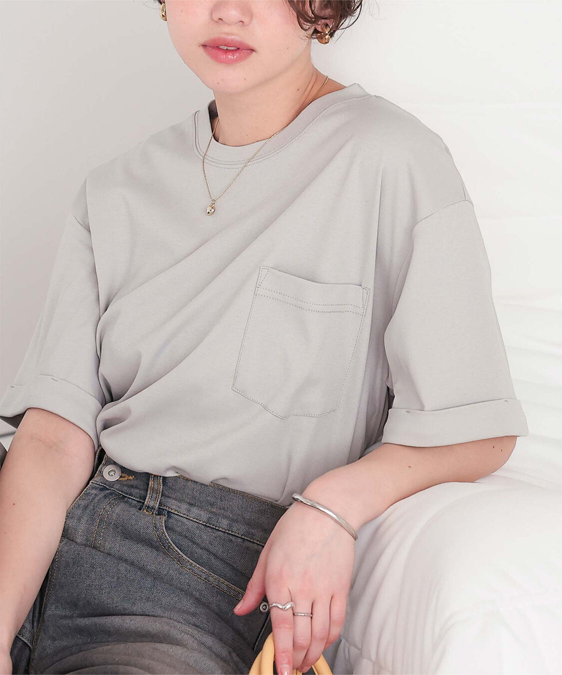 titivate「汗染み防止ポケットTシャツ」|Tシャツ・カットソー|