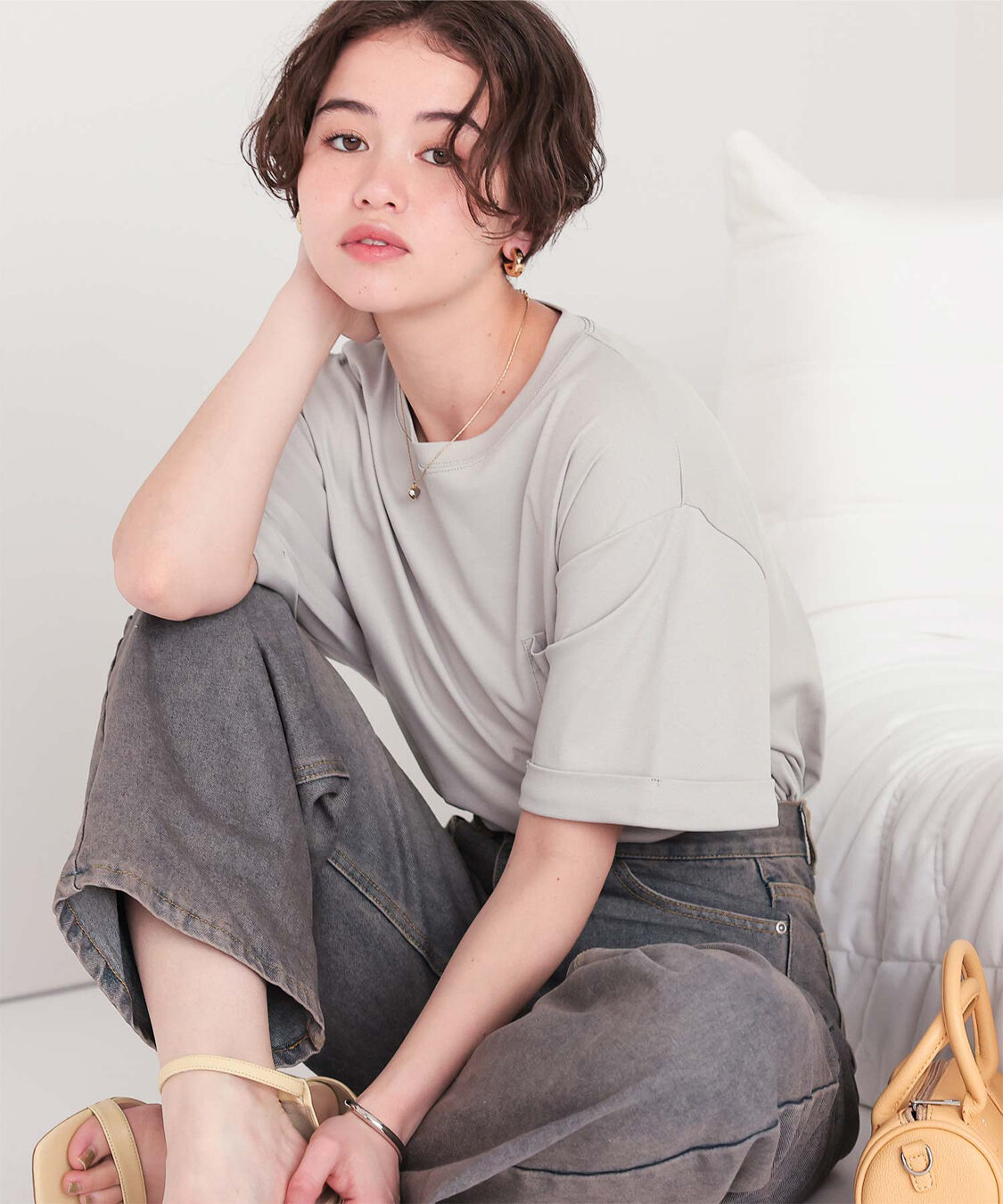 titivate「汗染み防止ポケットTシャツ」|Tシャツ・カットソー|