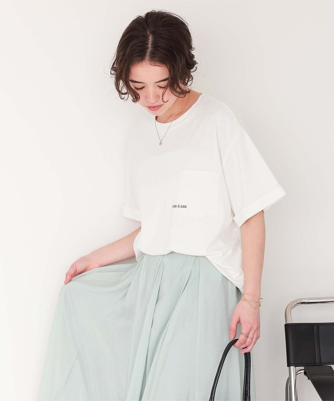 titivate「汗染み防止ポケットTシャツ」|Tシャツ・カットソー|