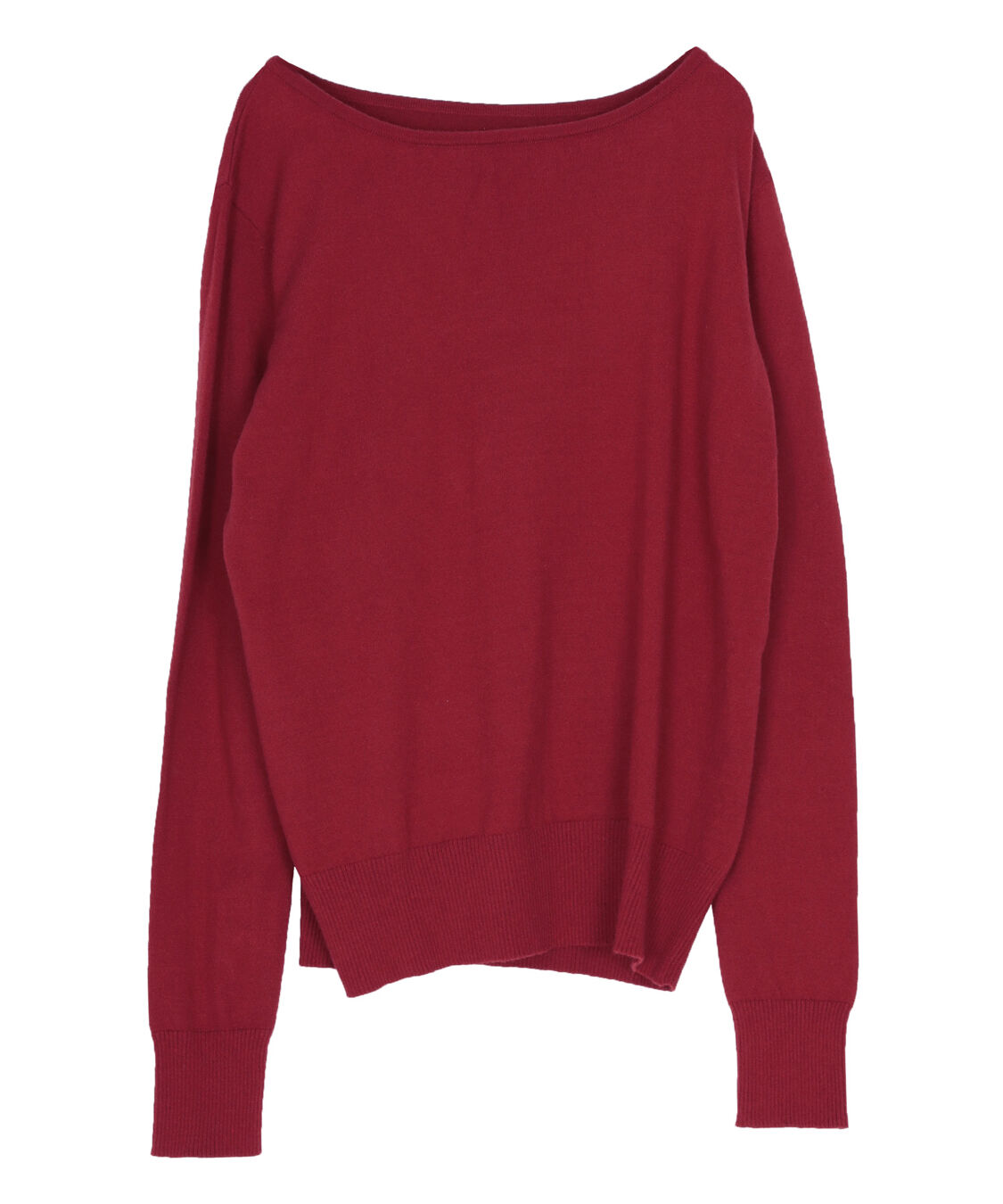 titivate「なめらか手触りカシミヤタッチボートネックニット」|ニット・セーター|