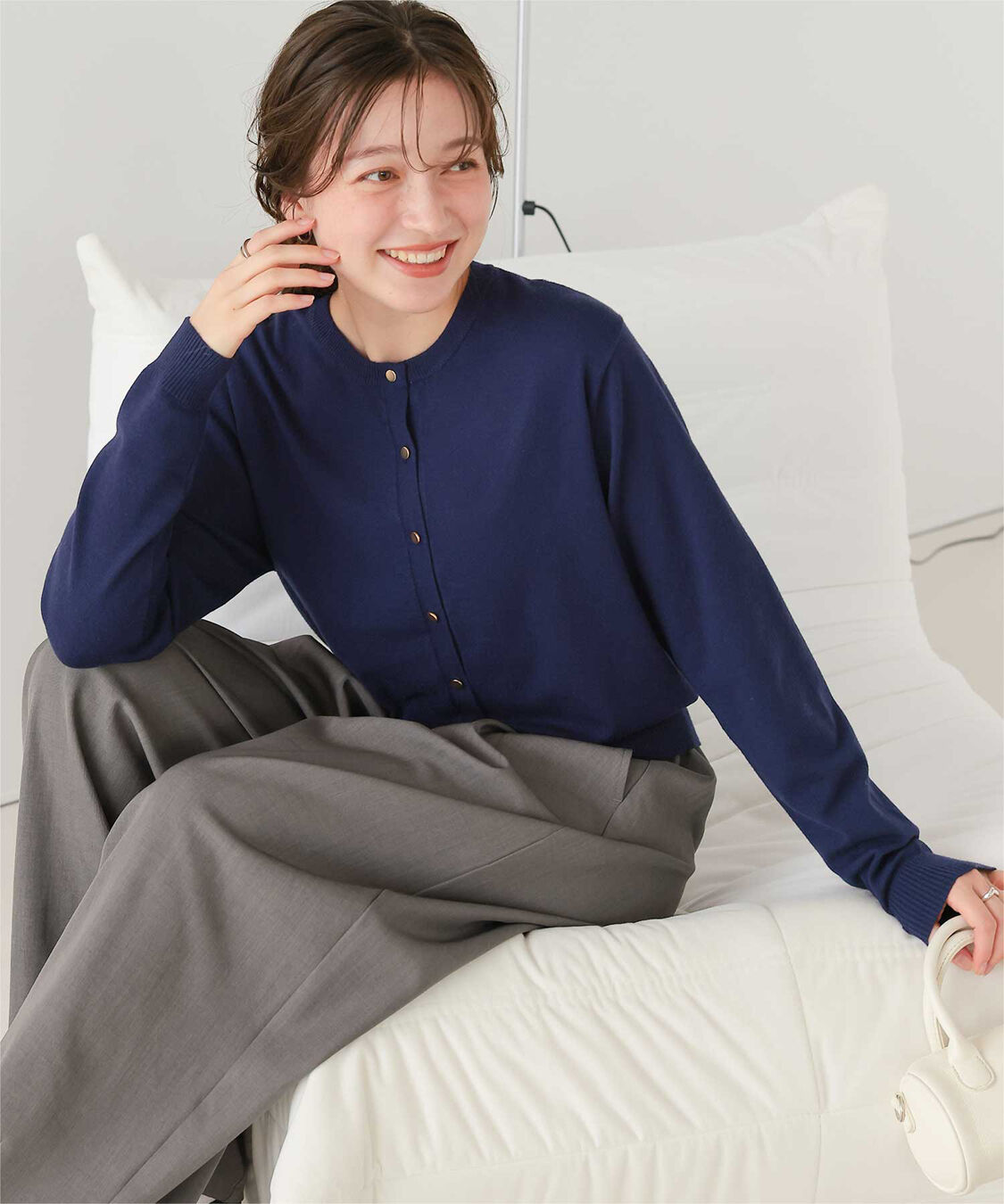 titivate「なめらか手触りカシミヤタッチニットカーディガン」|ニット・セーター|