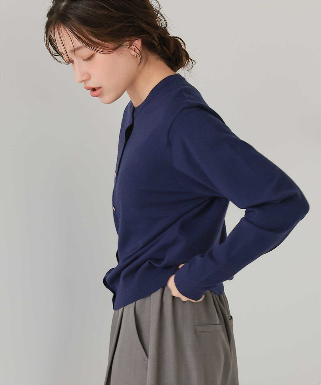 titivate「なめらか手触りカシミヤタッチニットカーディガン」|ニット・セーター|