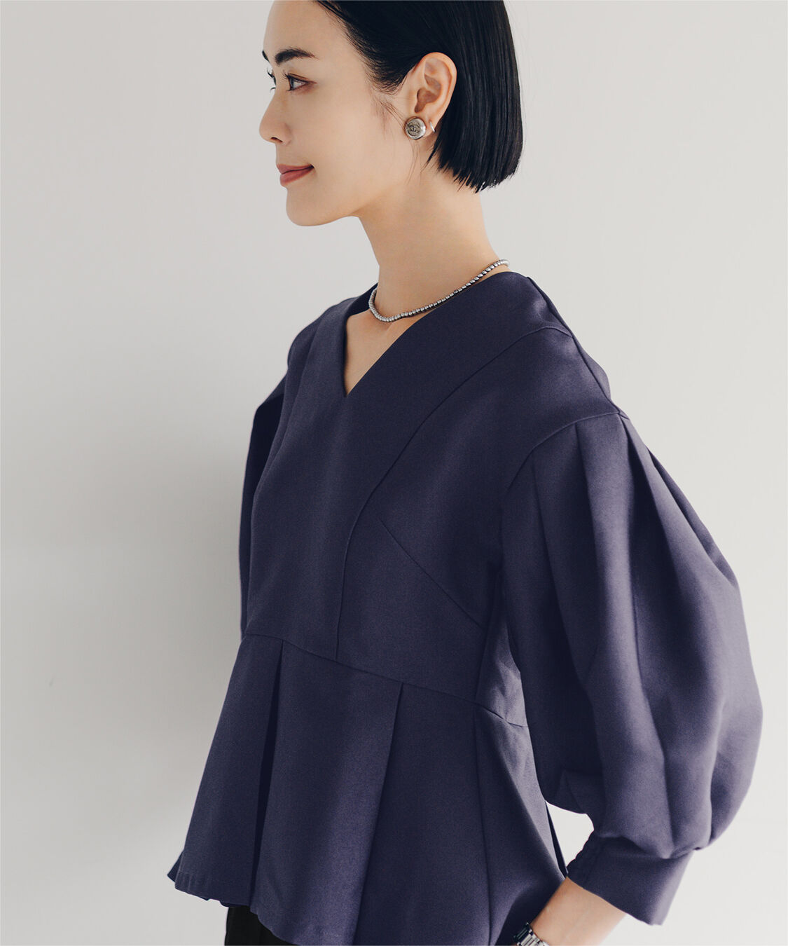 ur's「【小林有里さんコラボアイテム】ボリュームスリーブプルオーバー」|シャツ・ブラウス|