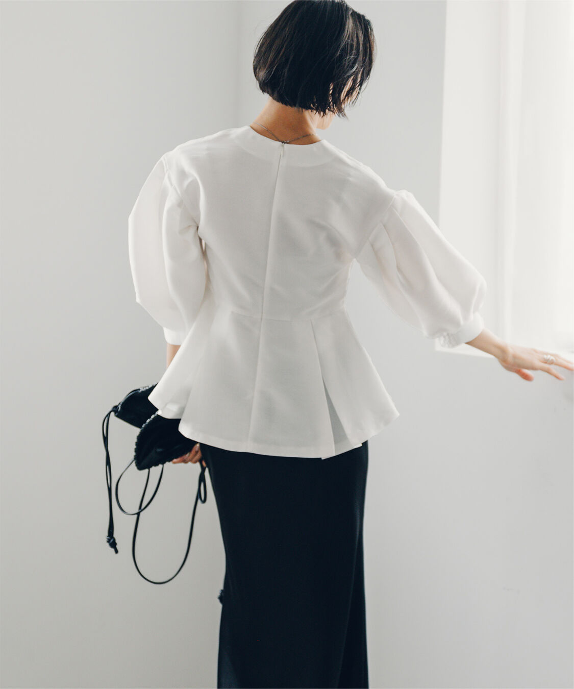 ur's「【小林有里さんコラボアイテム】ボリュームスリーブプルオーバー」|シャツ・ブラウス|