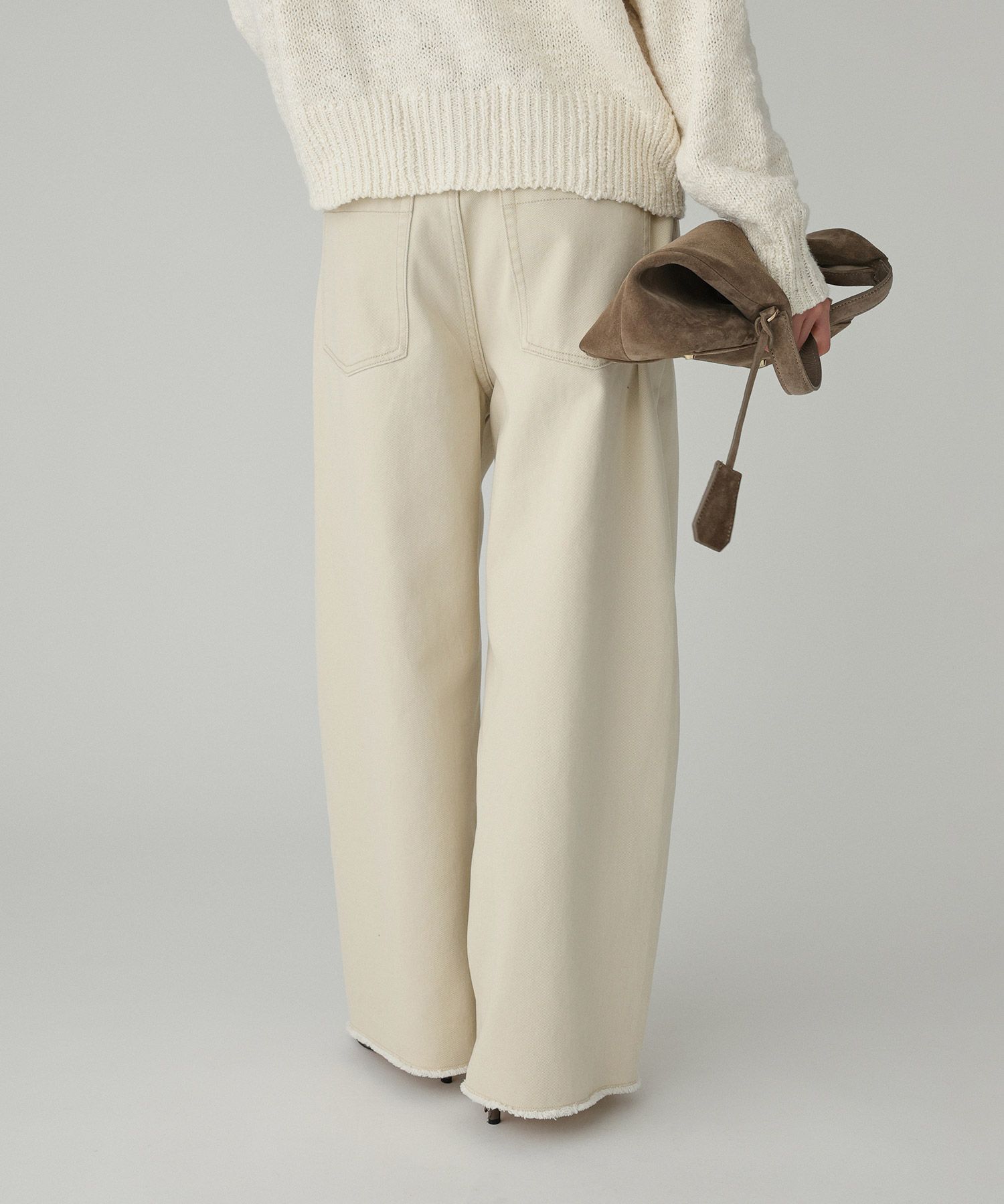 BABYLONE「バレルレッグデニムパンツ」|デニム|