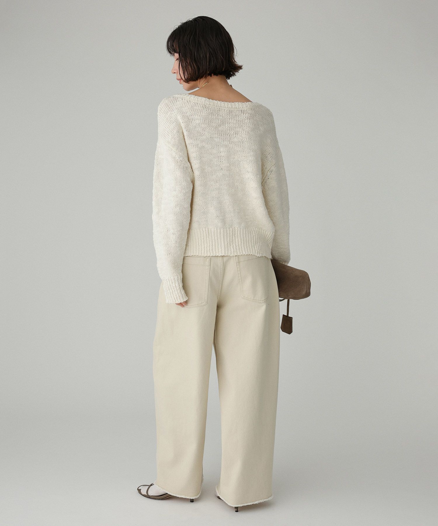 BABYLONE「バレルレッグデニムパンツ」|デニム|