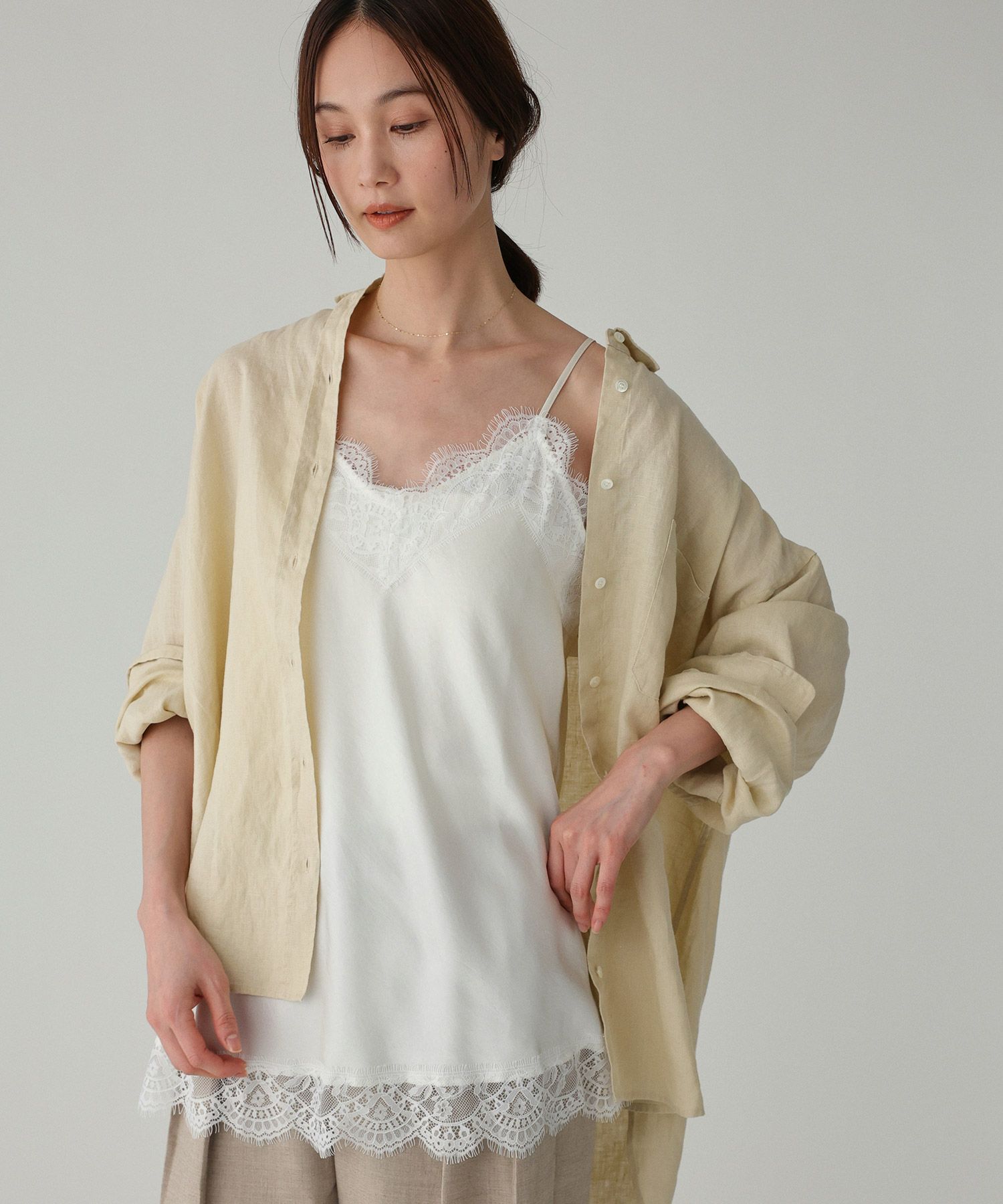 BABYLONE「レースキャミソール」|キャミソール|