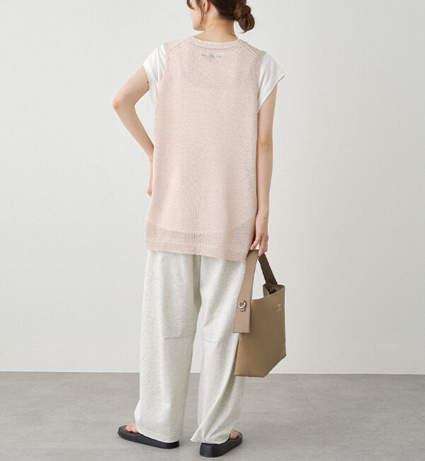  「テープヤーンニットベスト」|ニット・セーター|