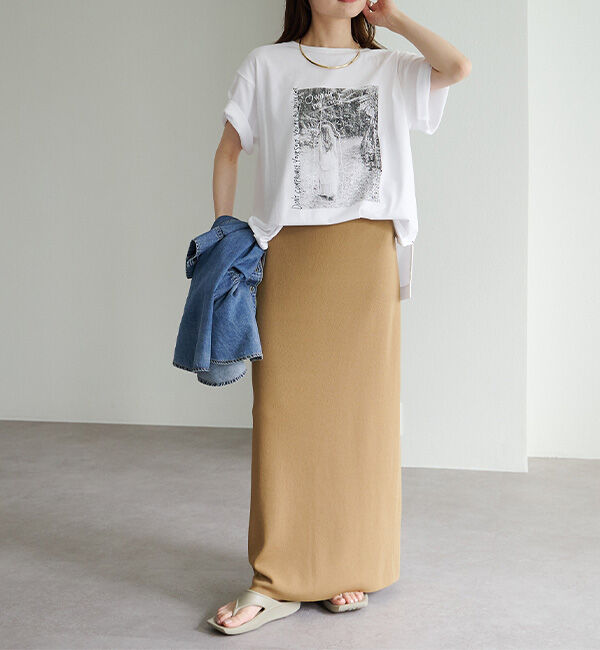  「【接触冷感+UVカット】フォトプリントTシャツ」|Tシャツ・カットソー|