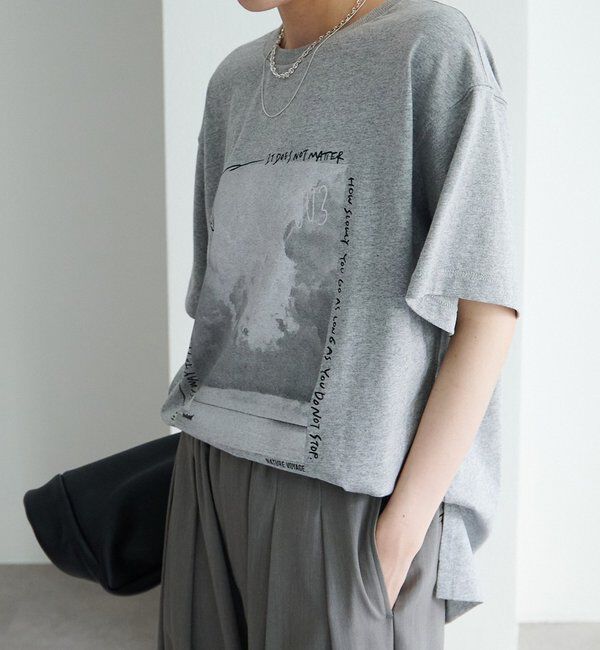  「【接触冷感+UVカット】フォトプリントTシャツ」|Tシャツ・カットソー|