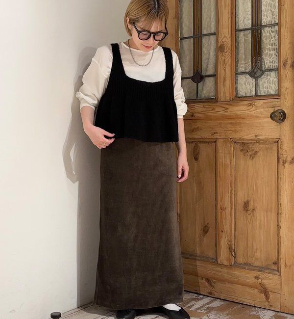  「【サイズ展開/＠yns628＆＠e_r_i_125企画】ストレッチコールスカート」|スカート|