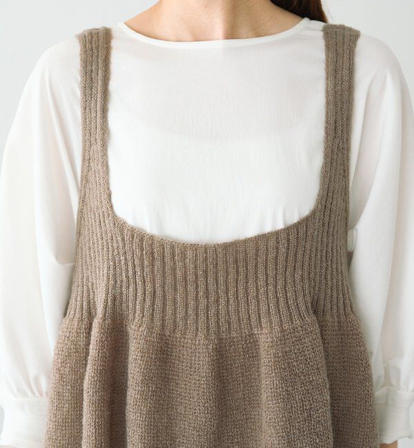  「【25AW新色展開/リバイバル】ニットフレアビスチェ」|ニット・セーター|