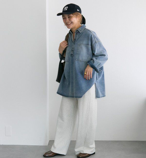  「【＠noricorico102企画】ヴィンテージライクデニムチュニックシャツ」|シャツ・ブラウス|