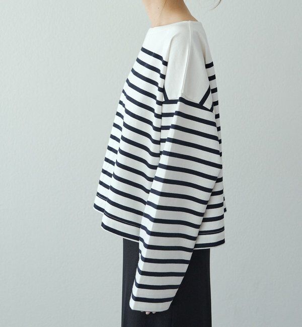  「【@kokiminitaコラボ】パネルボーダーワイドスリーブカットソー」|Tシャツ・カットソー|