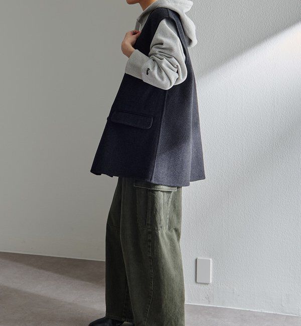  「ヴィンテージライクカーブシルエットカーゴパンツ」|カーゴ|